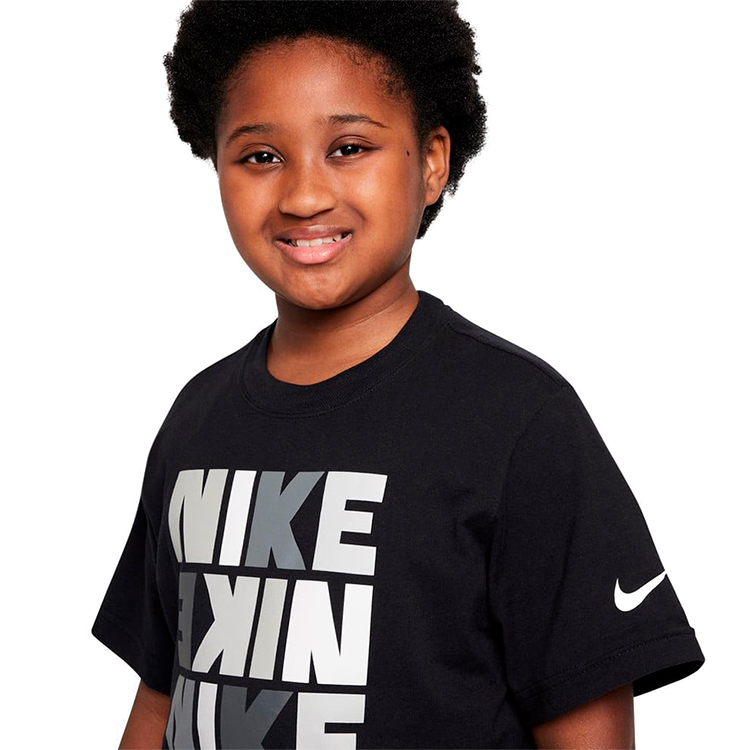 Футболка Nike G NSW TEE BOXY PRINT / Женский / XS / Черный photo 3