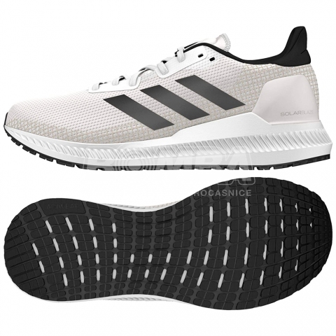 Кроссовки Adidas SOLAR BLAZE M / Мужской / 41.5 / Белый/Черный photo 2