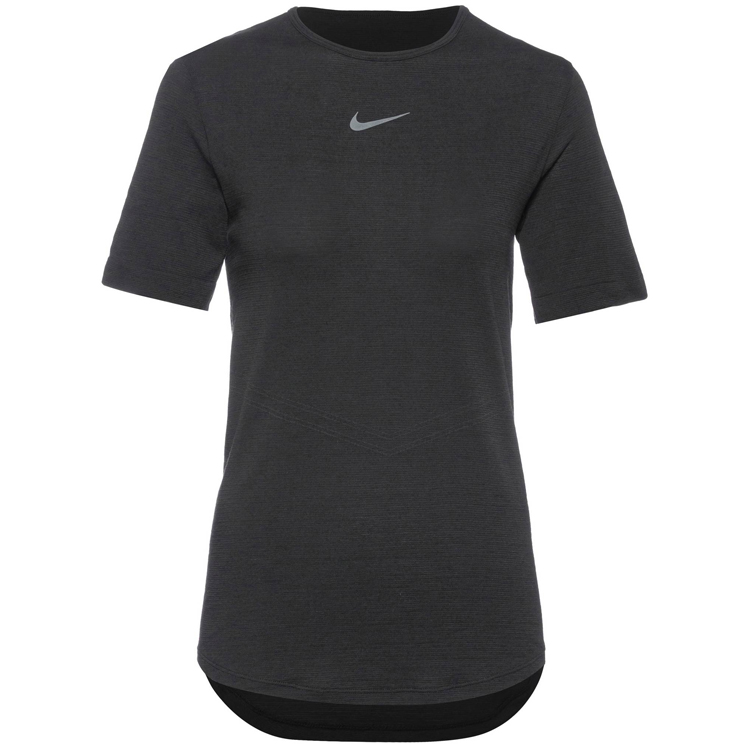 Tricou Nike W NK SWIFT WOOL DF SS TOP / Femei / S / Negru photo 1