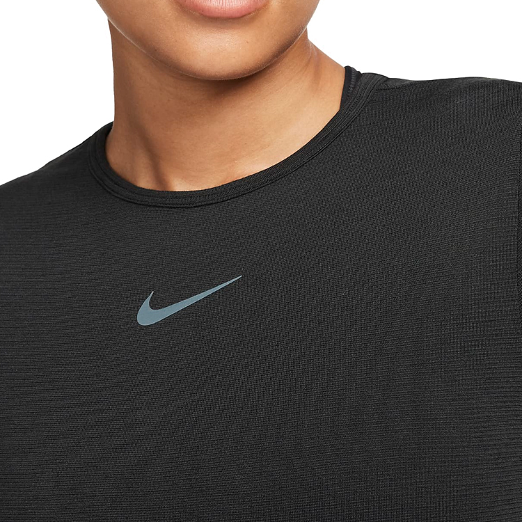Tricou Nike W NK SWIFT WOOL DF SS TOP / Femei / S / Negru photo 4