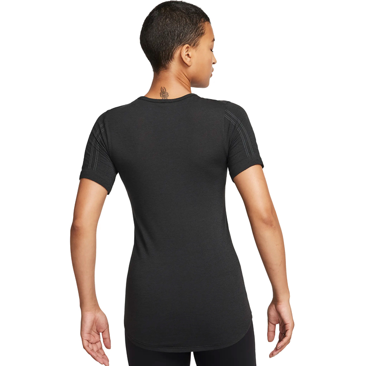 Tricou Nike W NK SWIFT WOOL DF SS TOP / Femei / S / Negru photo 5