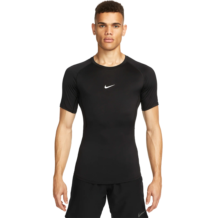 Футболка мужская Nike M NP DF TIGHT TOP SS L Черный photo 4