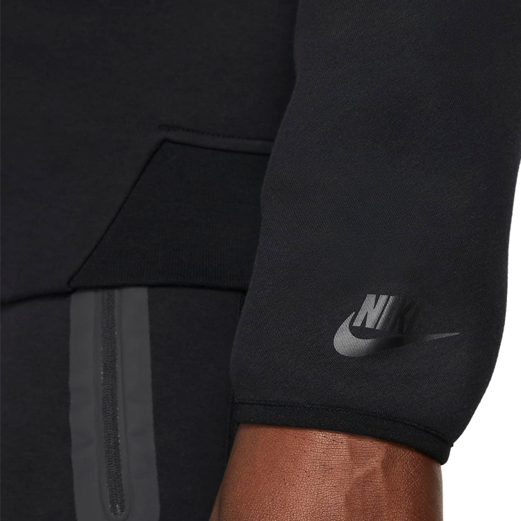Мужская Толстовка Nike M NK TCH FLC HZ TOP 2XL Черный photo 3