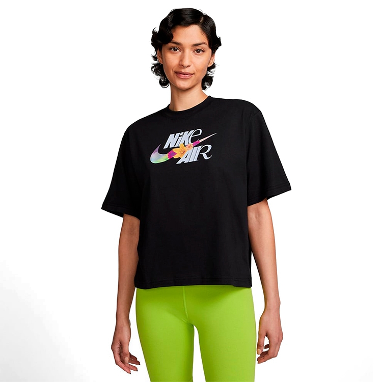 Tricou Nike W NSW TEE OC 3 BOXY S Negru Femei photo 2