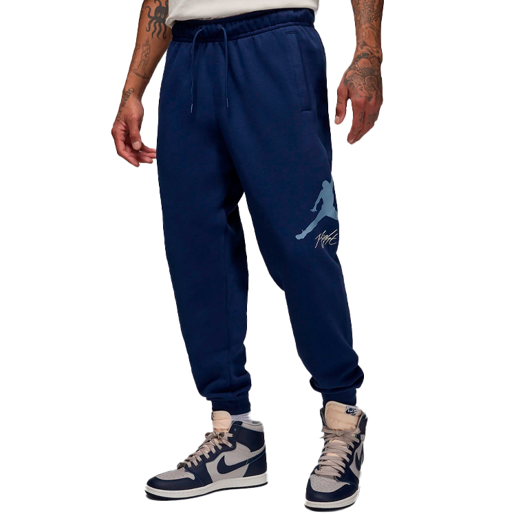 Pantaloni Nike M J ESS FLC BASELINE PANT M Albastru Barbati photo 2