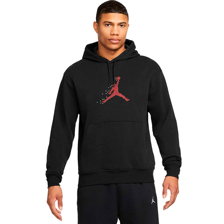 Hanorac pt bărbați Nike M J ESS MMBR HLDY FLC PO HD L Negru photo 2