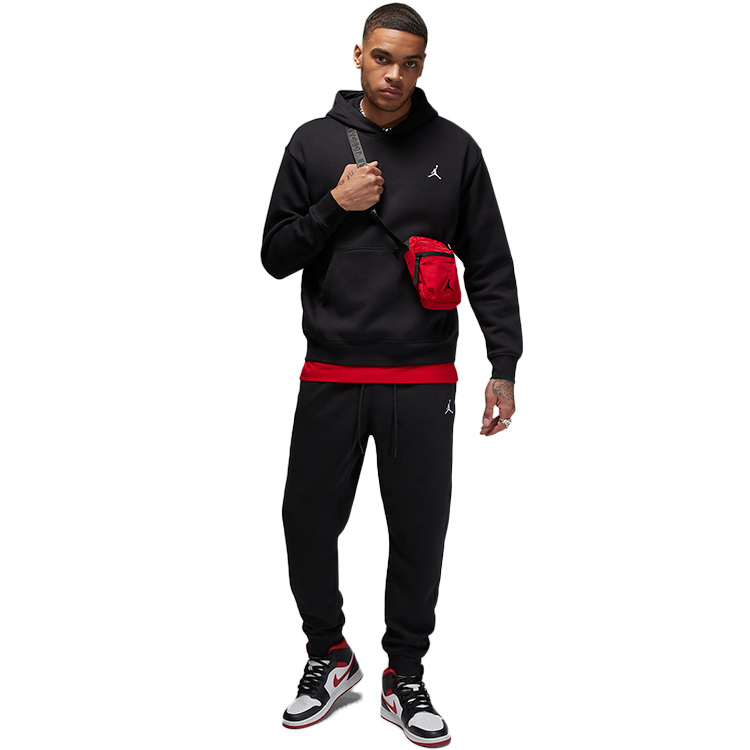Hanorac pt bărbați Nike M J ESS FLC PO S Negru photo 3