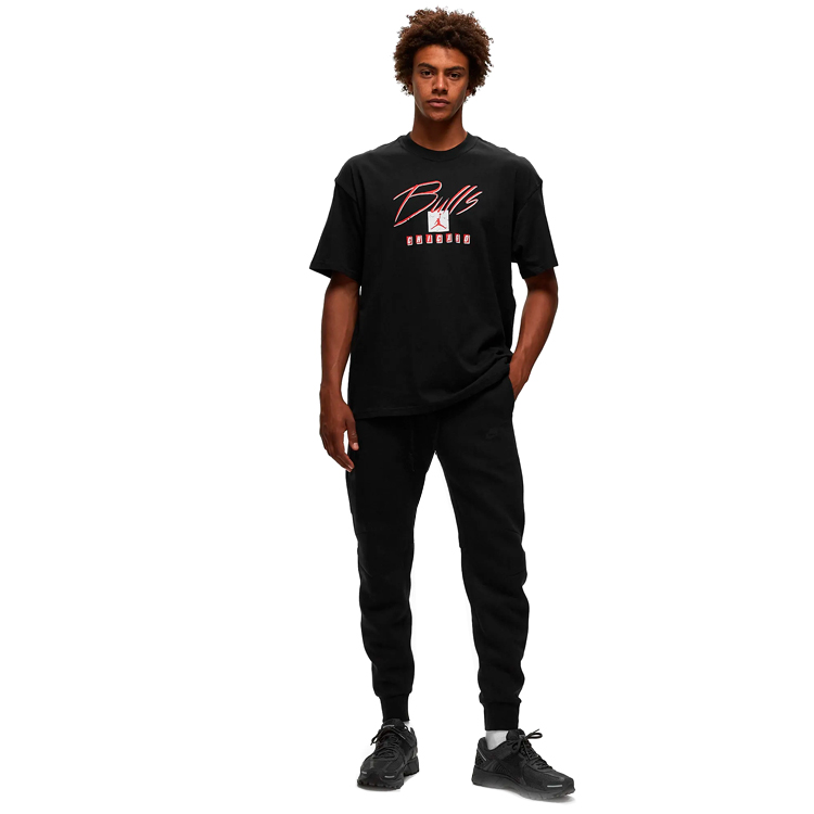 Tricou Nike CHI M NK CTS STMT M90 SSTEE/Negru photo 2