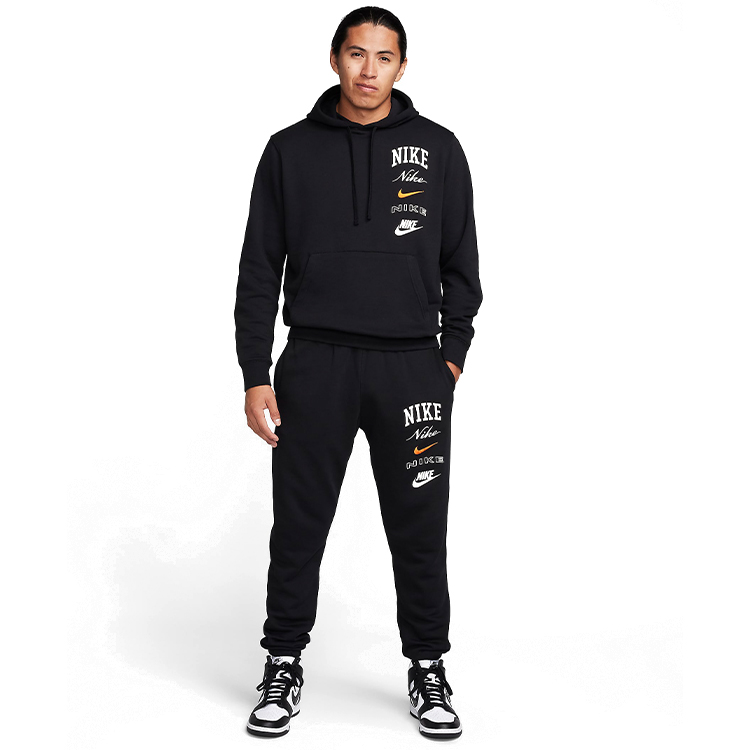 Hanorac pt bărbați Nike M NK CLUB BB PO HDY STACK GX 2XL Negru photo 2