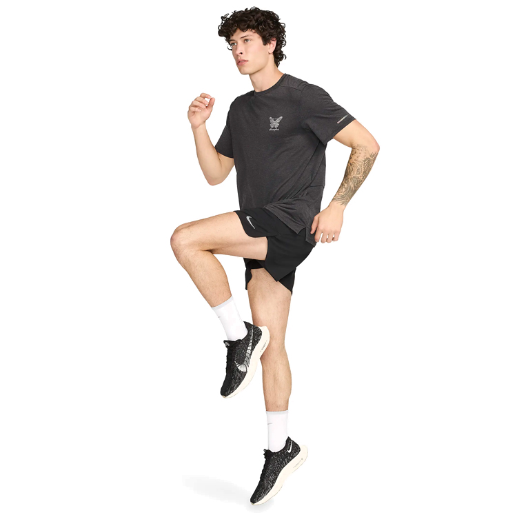 Tricou bărbătesc Nike M DF RISE 365 RUN DIV TOP S Negru photo 5