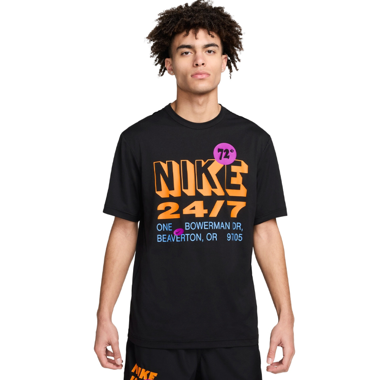 Tricou bărbătesc Nike M DF UV HYVERSE SS GFX L Negru photo 5