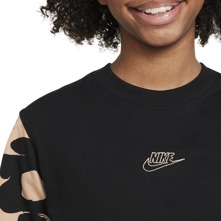 Tricou Nike G NSW TEE BOXY FLORAL / Femei / XL / Negru photo 3