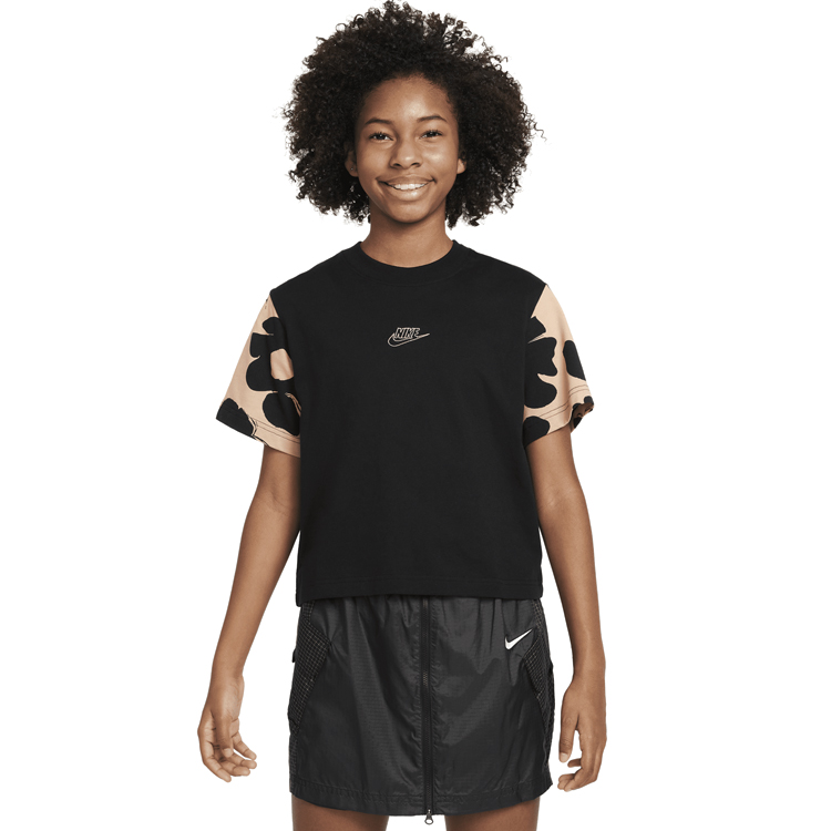 Tricou Nike G NSW TEE BOXY FLORAL / Femei / XL / Negru photo 5