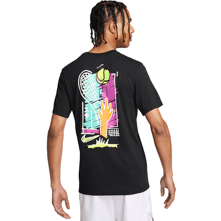 Футболка мужская Nike M NKCT DF TEE OPEN SP24 S Черный photo 4