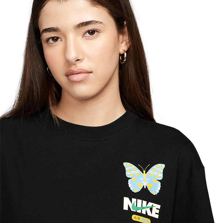 Tricou Nike W NSW TEE OC 2 BF AMD M Negru Femei photo 3