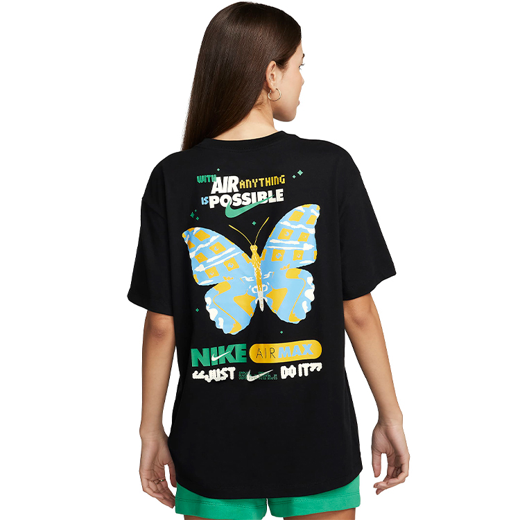 Tricou Nike W NSW TEE OC 2 BF AMD M Negru Femei photo 4