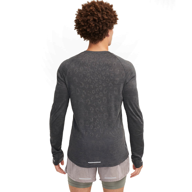Мужская Толстовка Nike M NK TFADV RUN DIV LS TOP S Серый photo 2