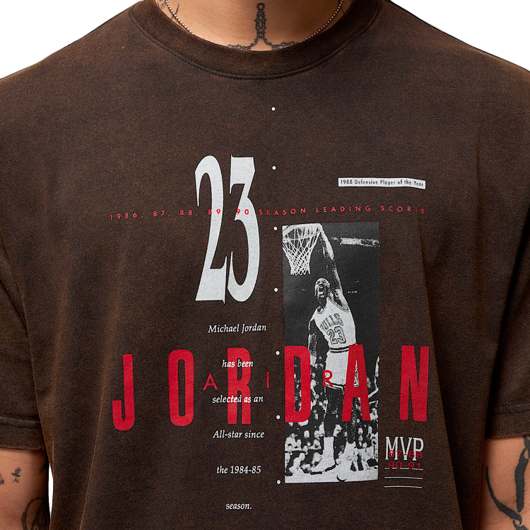 Футболка мужская Nike M J REISSUE GX SS CREW XL Коричневый photo 3