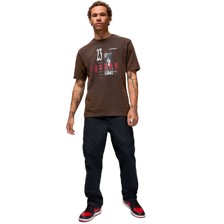 Футболка мужская Nike M J REISSUE GX SS CREW XL Коричневый photo 4