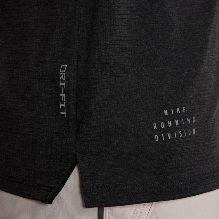 Tricou bărbătesc Nike M NK DF STMT RUN DIV SS TOP S Negru photo 5