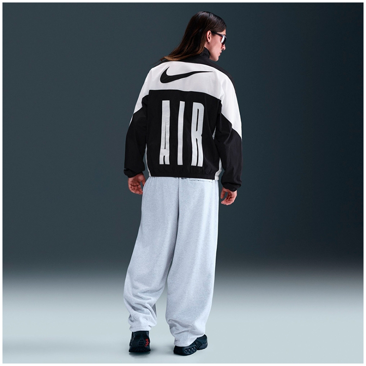 Мужская Толстовка Nike M AIR WOVEN TRACK JACKET XXL Черный photo 5