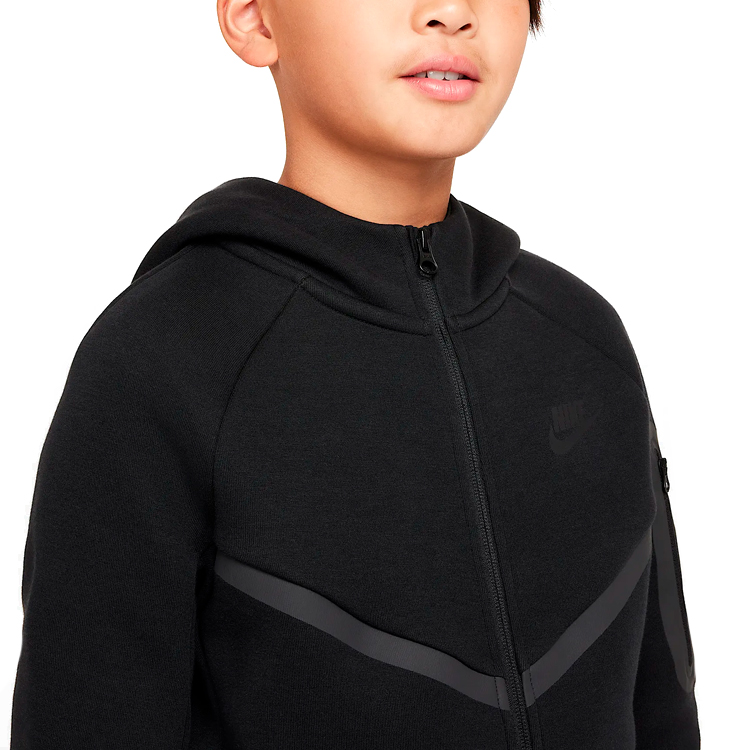 Jacheta Nike B NSW TCH FLC FZ - PD M Negru Barbati photo 5
