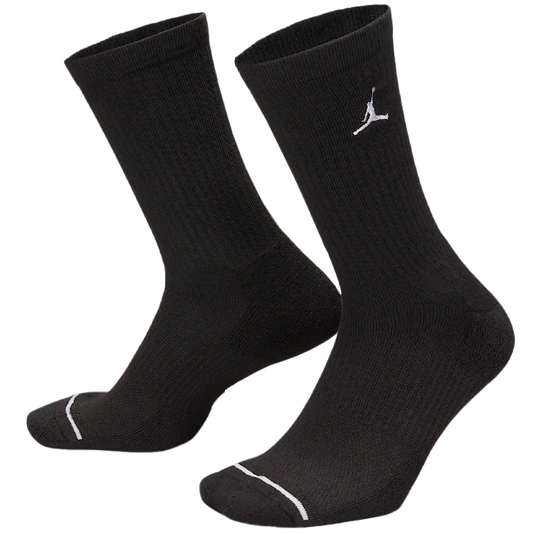 Носки Унисекс Nike U J ED CUSH PLY CREW 6PR S Черный photo 1