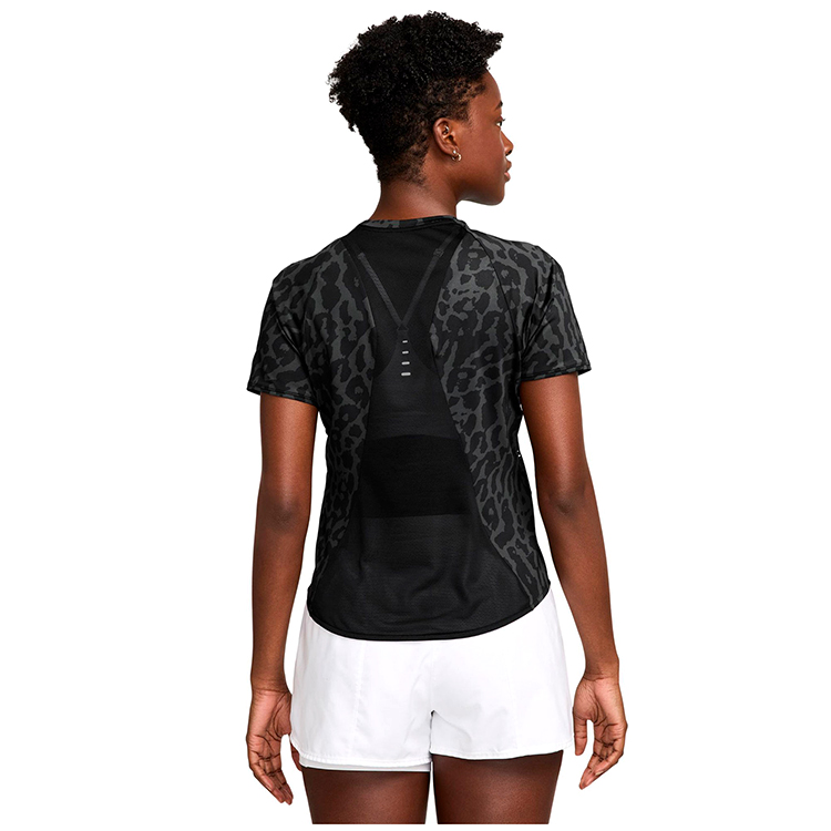 Tricou Nike W NK SWIFT NVLT DF SS TOP S Negru Femei photo 2