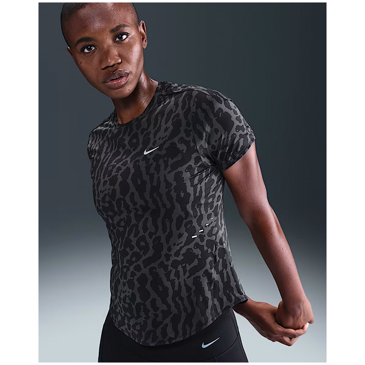 Tricou Nike W NK SWIFT NVLT DF SS TOP S Negru Femei photo 4