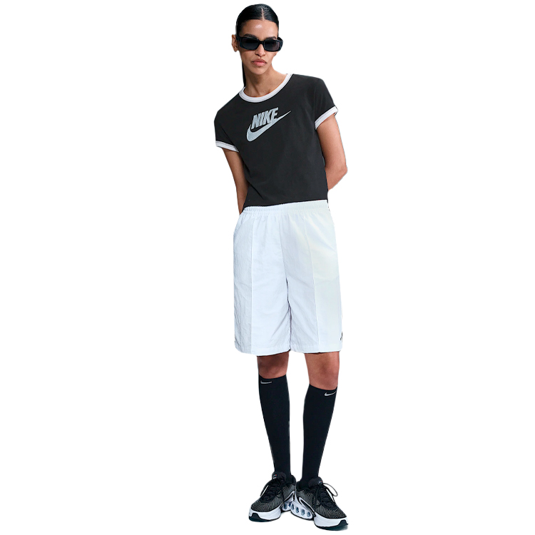 Tricou Nike W NSW SS RINGER TEE VNTG RUN XL Negru Femei photo 2