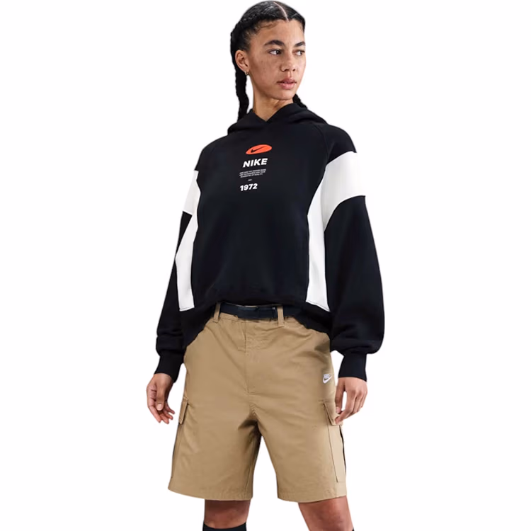 Толстовка Nike W NSW PHNX FLC REMIX OOS HDY