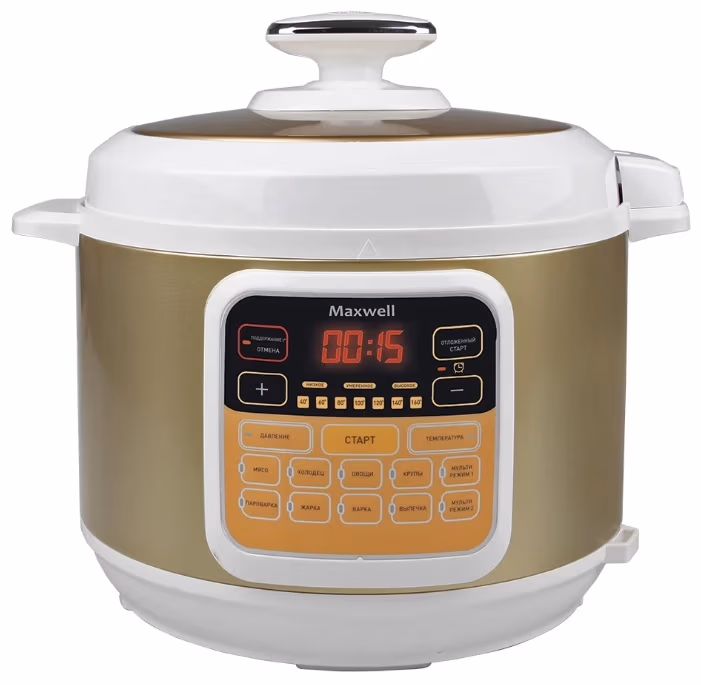 Multifierbator Maxwell MW3810, 900 W, 8 programe, Alb-bej