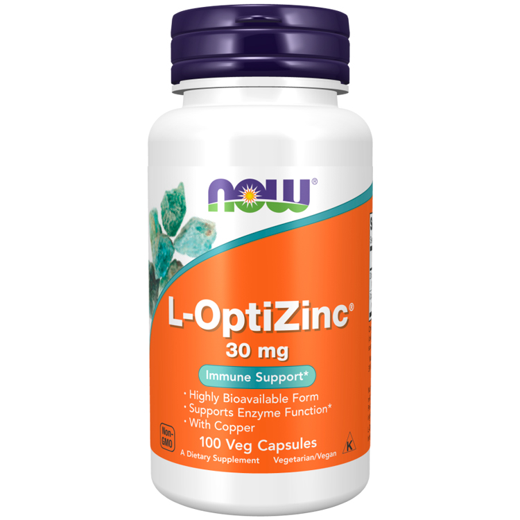 Vitamine Now Foods L-OptiZinc 30 mg photo 1