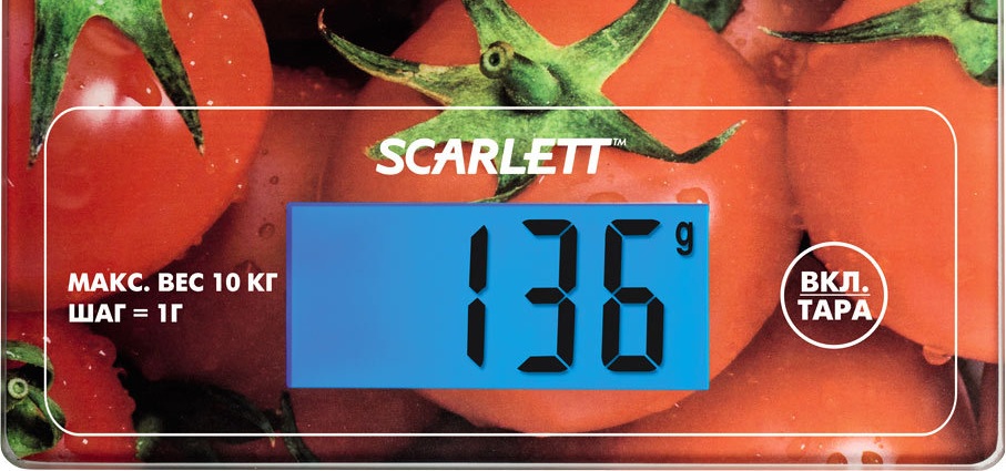 Cintar p/u bucatarie Scarlett SC-KS57P10, 10 kg, Rosu photo 2