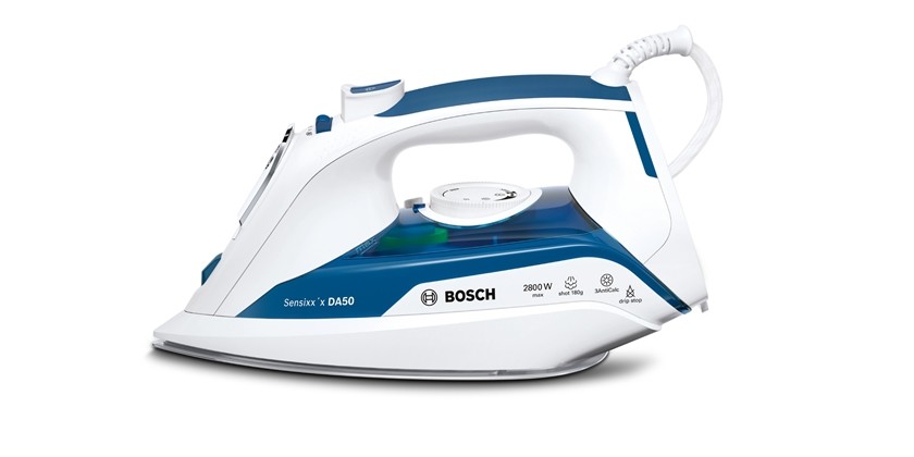 Утюг Bosch TDA5028010, 350 мл, Белый/Синий photo Утюг Bosch TDA5028010, 350 мл, Белый/Синий photo
