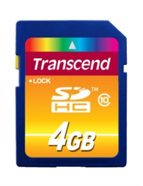 Card de memorie SDHC Transcend TS4GSDHC10 photo 1 Card de memorie SDHC Transcend TS4GSDHC10 photo 1