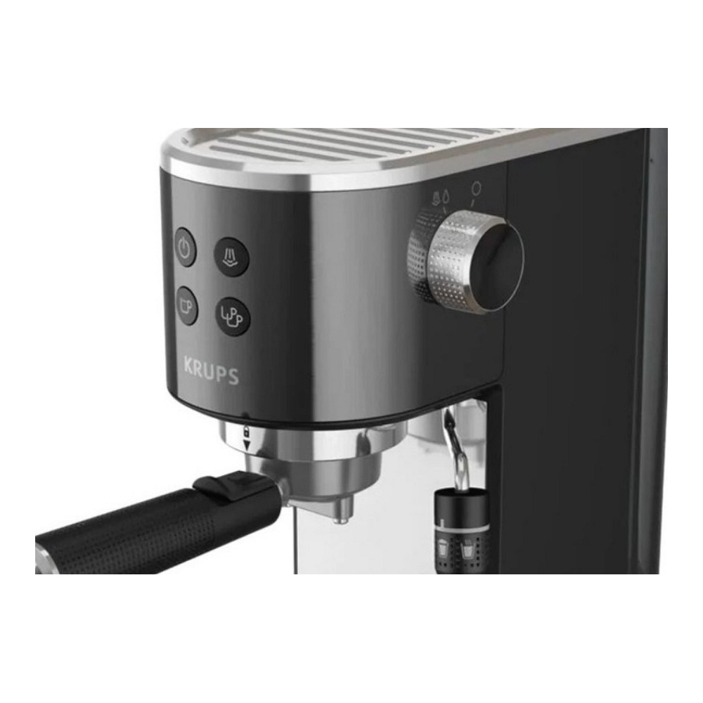 Кофеварка Krups XP444G10 / 1 л / Рожковая / 
Молотый, чалды photo 2
