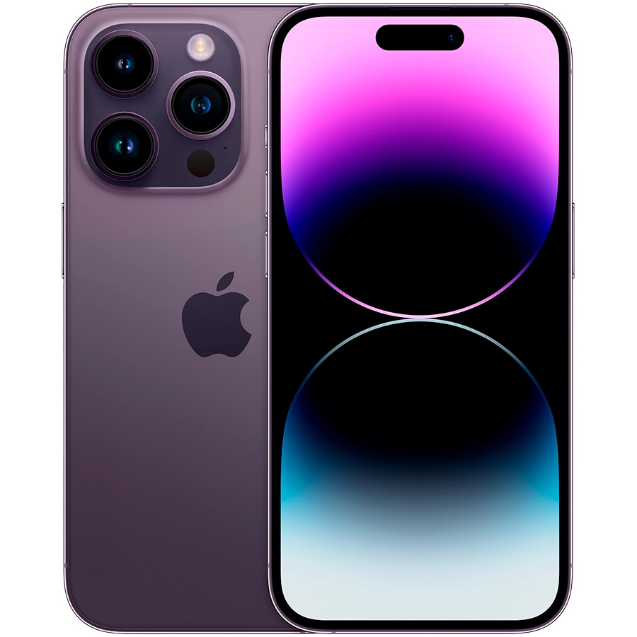Smartphone iPhone 14 Pro 256GB Deep Purple (Refurbrished) Class A 