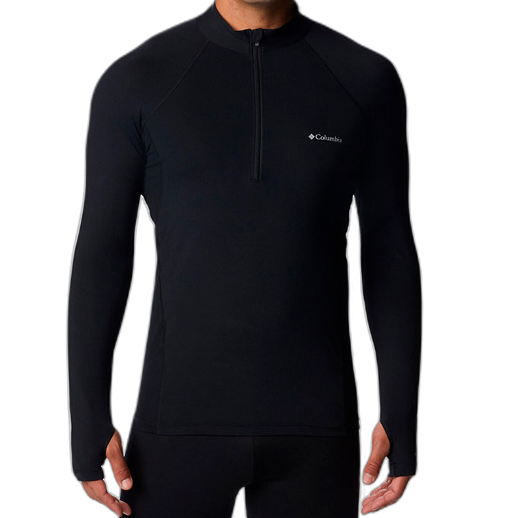 Tricou termica cu maneca lunga Columbia Midweight Stretch Long Sleeve Half Zip XL Negru Barbati photo 3