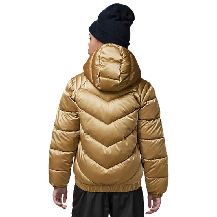 Scurta Nike JDG SHINY CHEVRON QUILTING JKT / Femei / S / Auriu photo 3