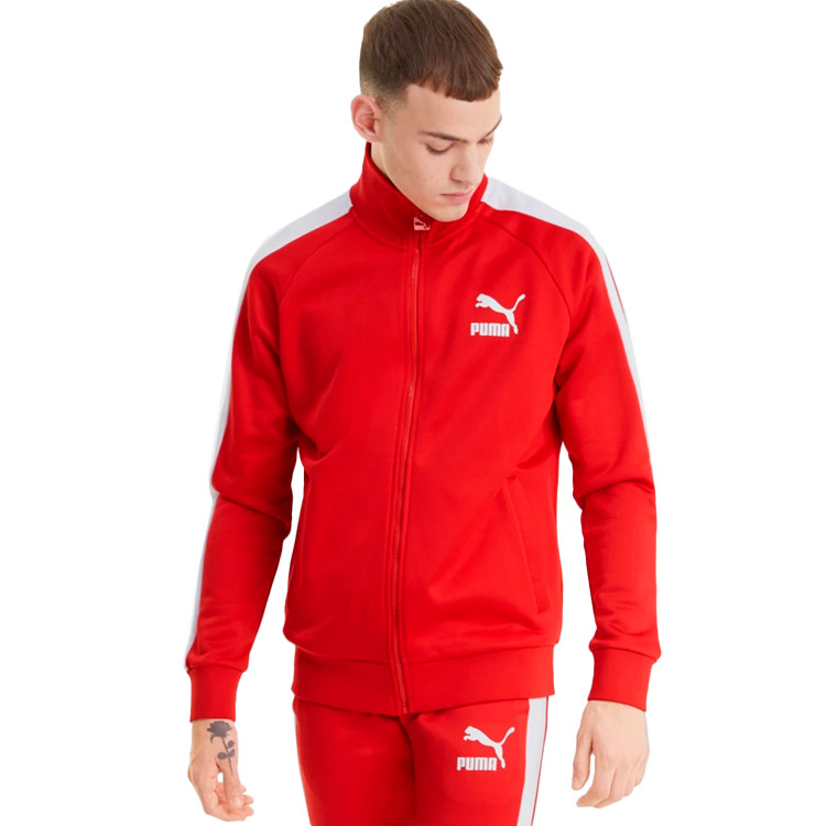 Hanorac pt bărbați Puma Iconic T7 Track Jacket PT XL Rosu photo 3