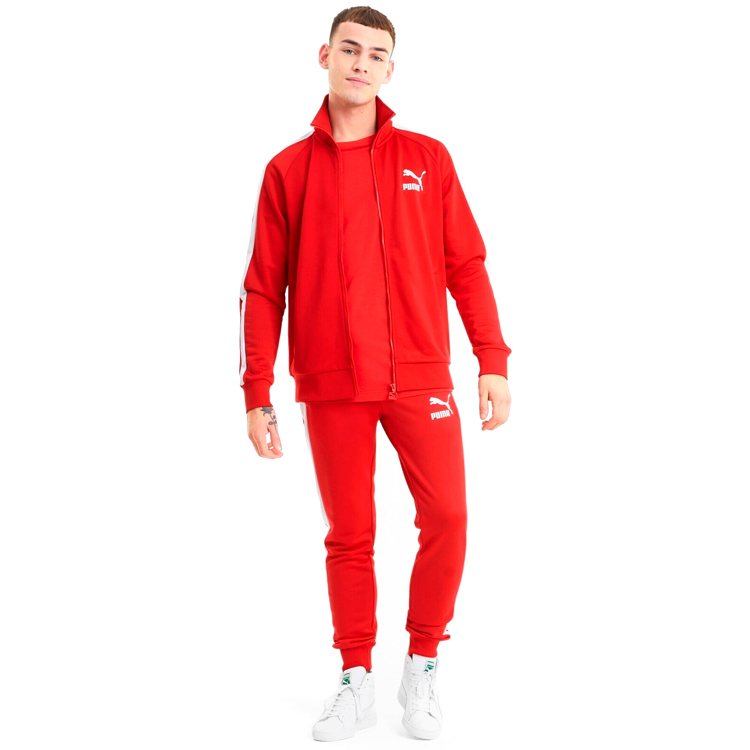 Hanorac pt bărbați Puma Iconic T7 Track Jacket PT XL Rosu photo 5