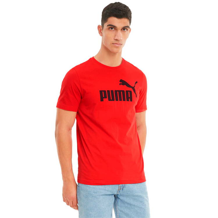 Tricou bărbătesc Puma ESS Logo Tee S Rosu photo 2