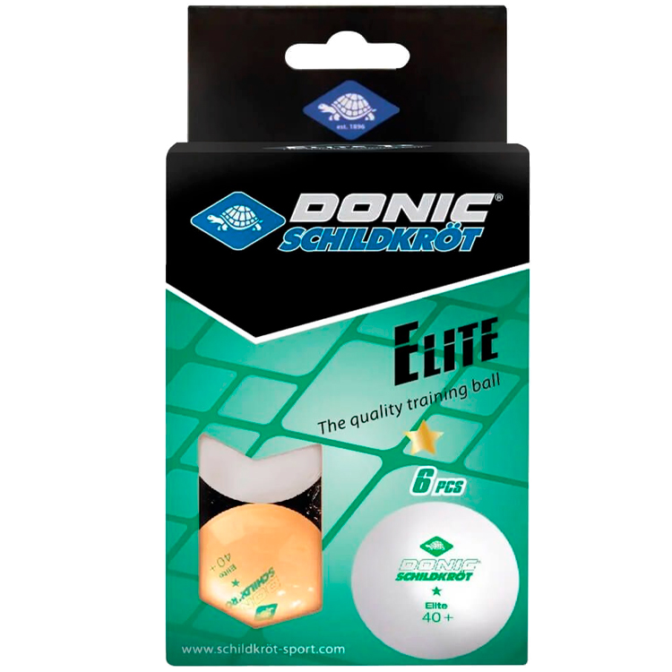 Set mingi tenis de masa 6 buc Donic Elite 1 Star 40+ photo 