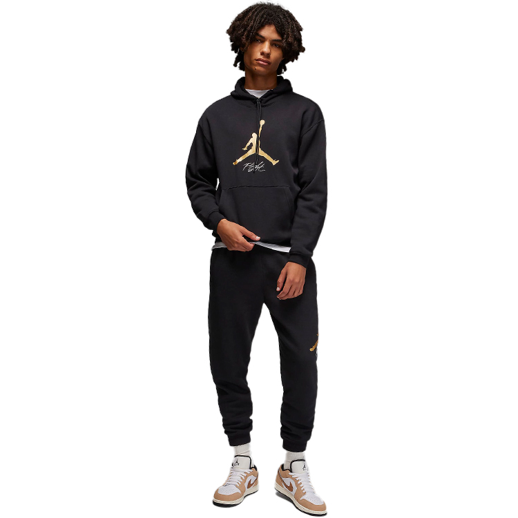 Hanorac pt bărbați Nike M J ESS FLC BASELINE HOODIE M Negru photo 3