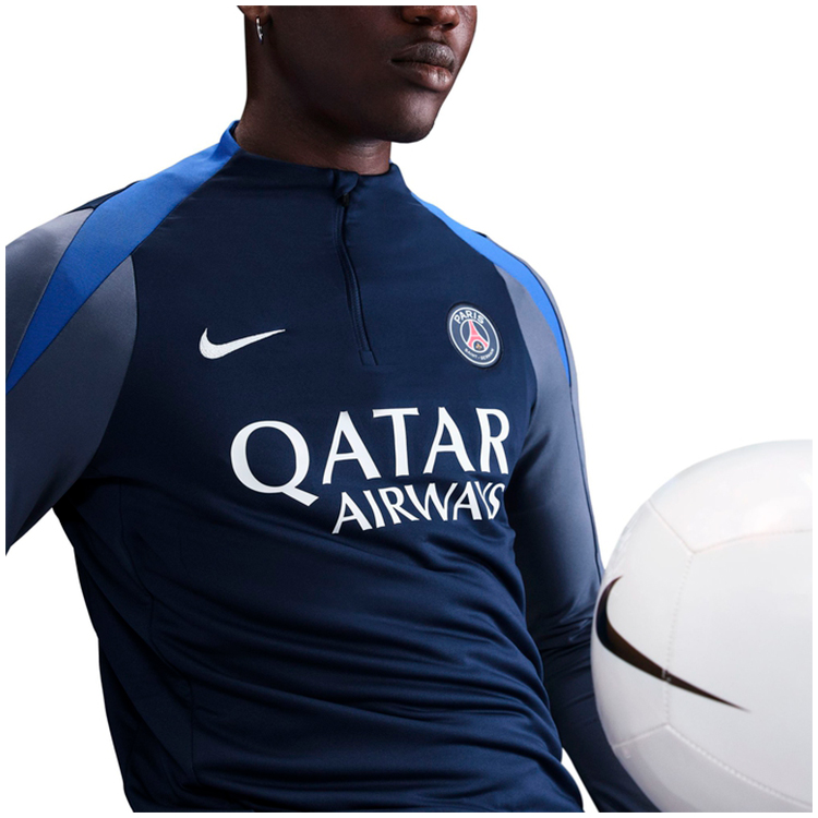 Мужская Толстовка Nike PSG M NK DF STRK DRILL TOP K XS Синий photo 1
