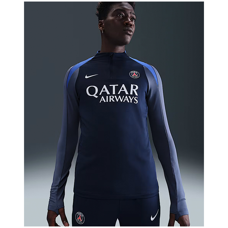 Мужская Толстовка Nike PSG M NK DF STRK DRILL TOP K XS Синий photo 3