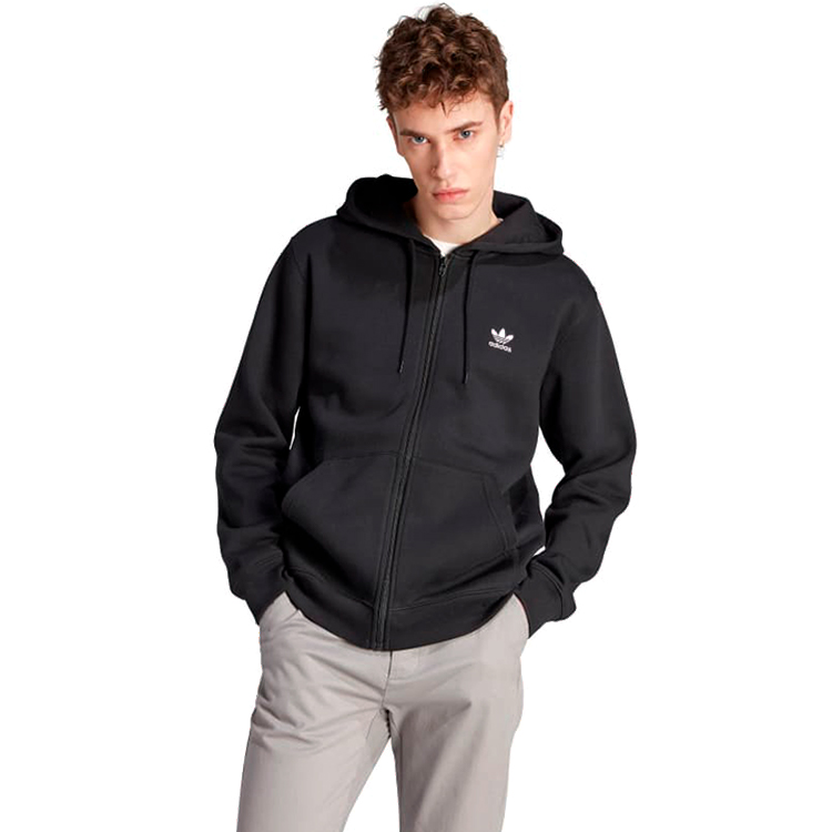 Hanorac pt bărbați Adidas ESS FZ HDY S Negru photo 2