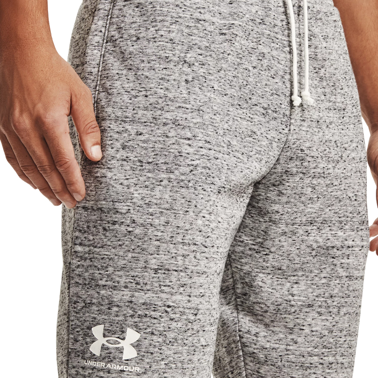 Sorti de bărbați Under Armour UA RIVAL TERRY SHORT LG Gri photo 5
