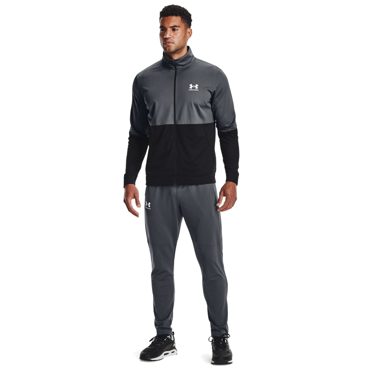 Pantaloni Under Armour UA PIQUE TRACK PANT LG Gri Barbati photo 3
